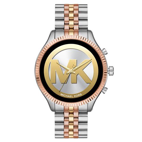 michael kors access lexington gen 5 mkt5080 - zilver/rosé goud|Michael Kors Access Lexington 2 Touchscreen Stainless Steel .